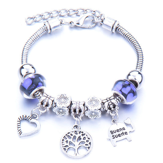 Bracelet bracelet crystal alloy beaded bracelet snake chain bracelet