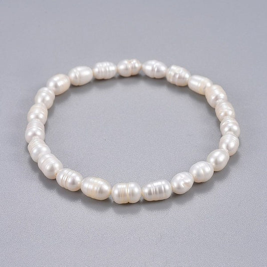 Natural Pearl Beads Stretch Bracelets
