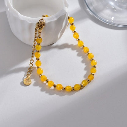 Handmade beaded pearl bracelet, niche design, minimalist bracelet