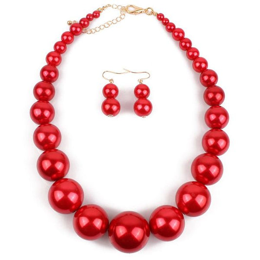 Occident And The United States Beads  Necklace (Alloy)  -Alloy