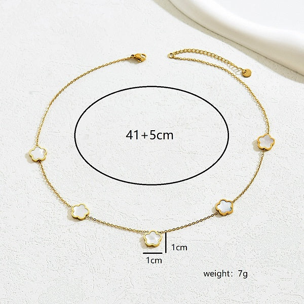 Elegant Stainless Steel Necklace for Women, Perfect Gift for Dating and Casual