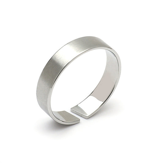 Simple Stainless Steel Ring for Men and Women