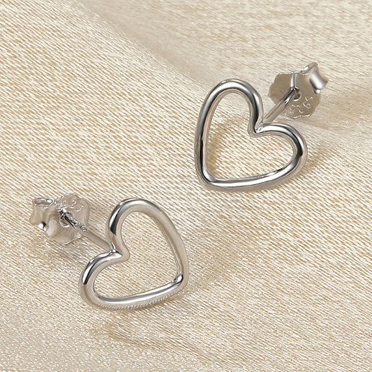 S925 Silver Love Earrings for Ladies - Sweet Date Jewelry