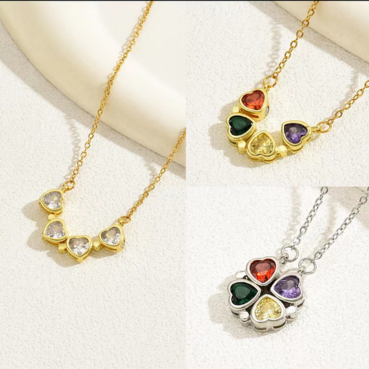 Lucky Clover Pendant Necklace for Women, Perfect Gift for Date